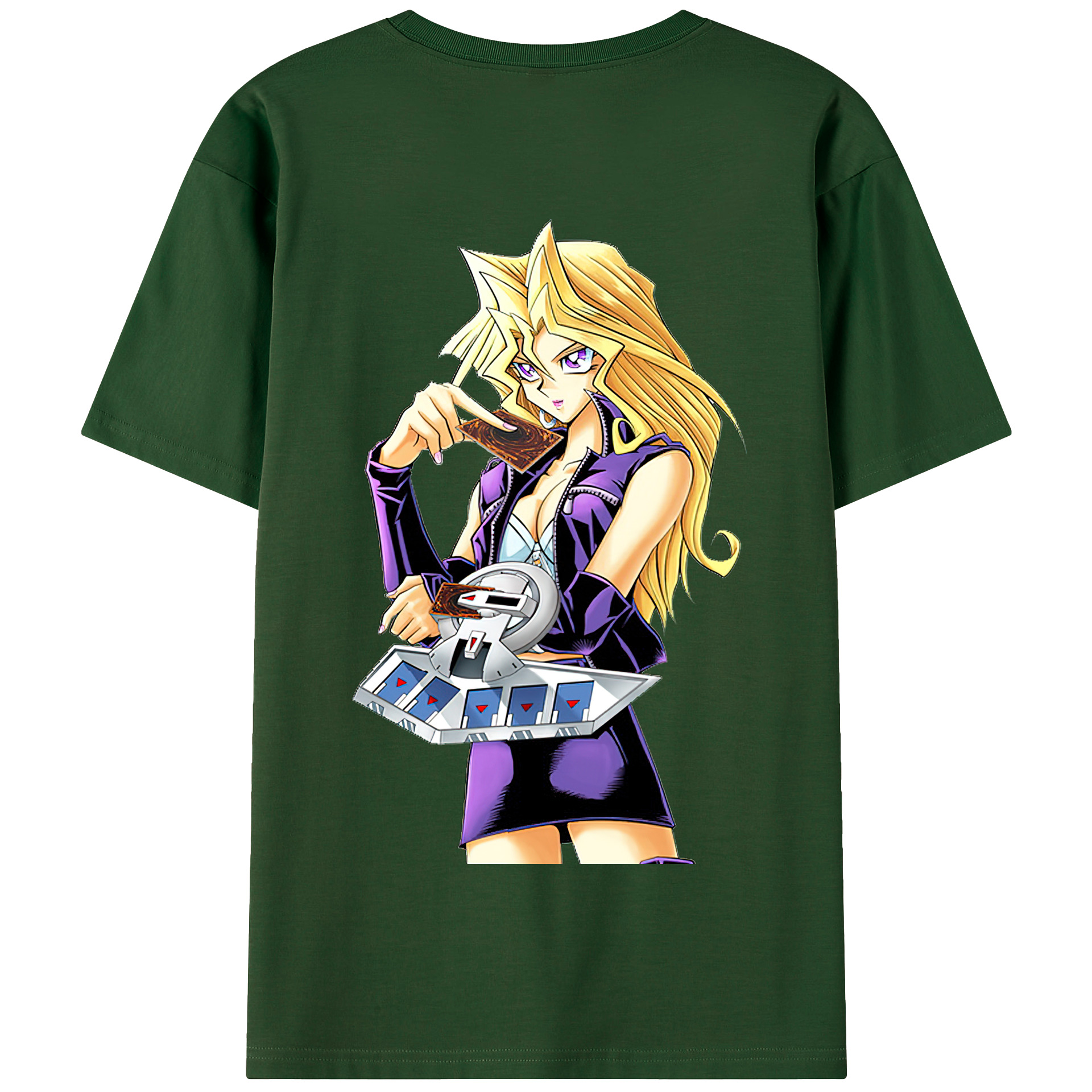 （画像用） 遊☆戯☆王 Yu-Gi-Oh! 綿100％半袖Tシャツ（背面プリント）